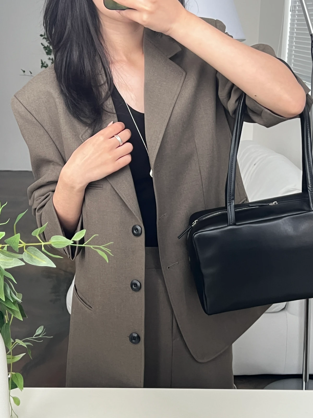 프리미엄 렌 셋업 스커트  상세 이미지 9