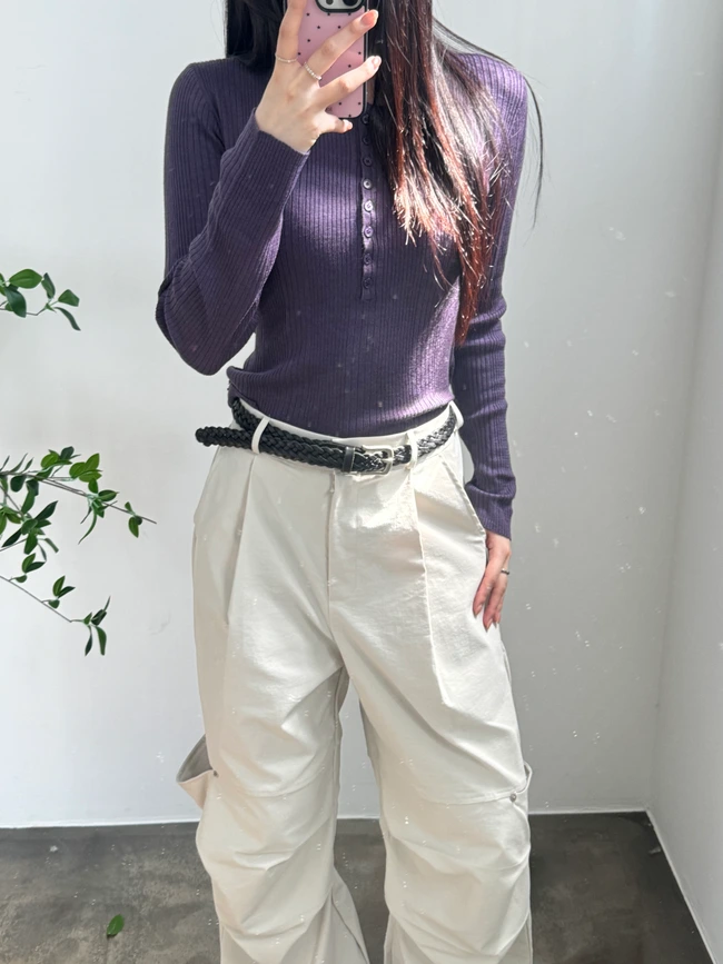 어반 롱 와이드 핀턱 팬츠 2