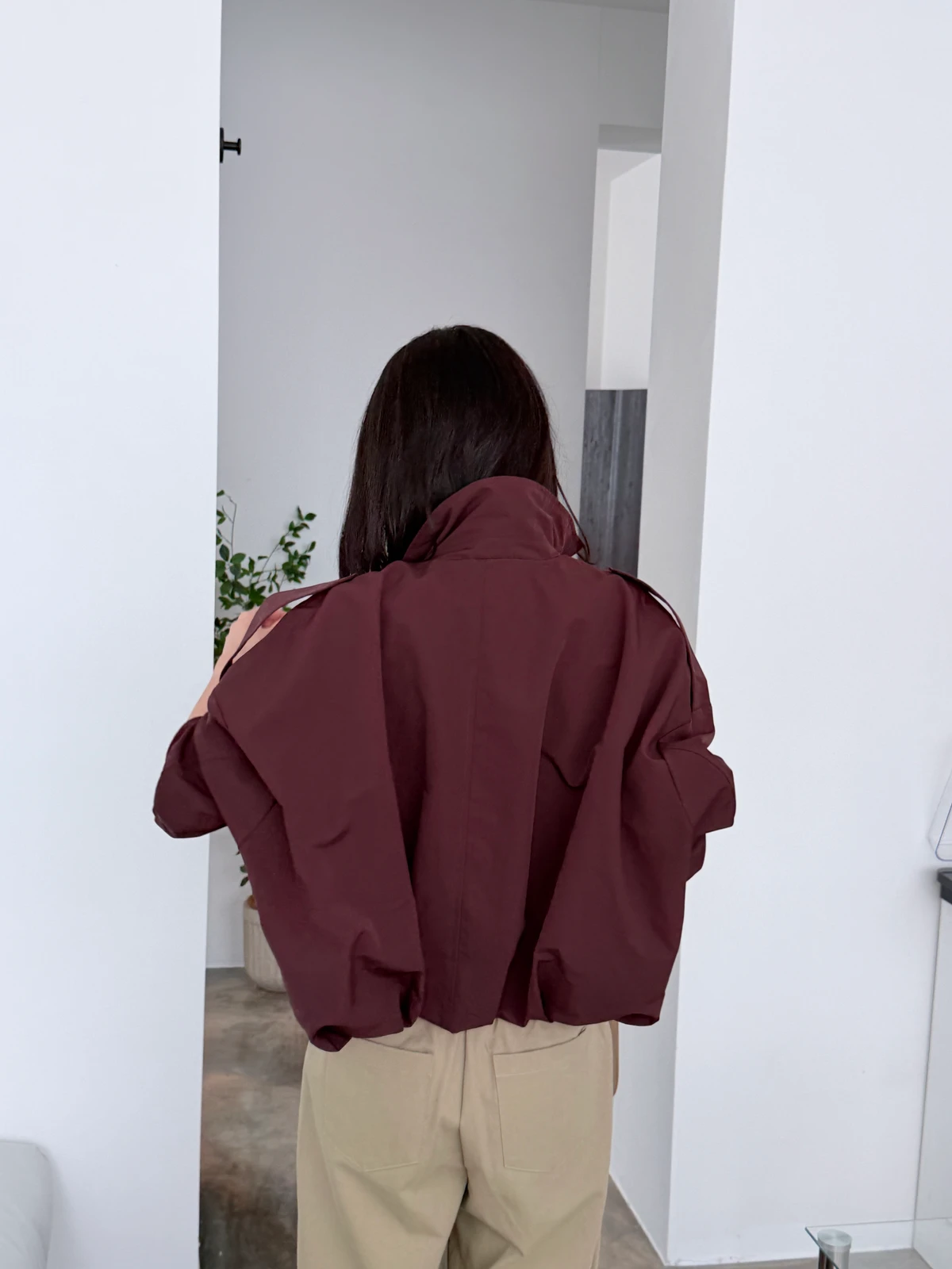 벌룬 크롭 블루종 점퍼 상세 이미지 19