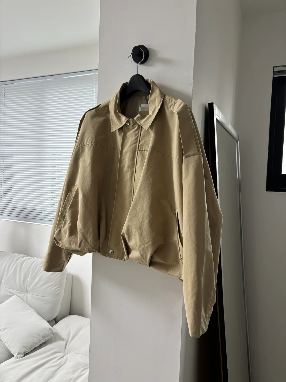 벌룬 크롭 블루종 점퍼 상세 이미지 26