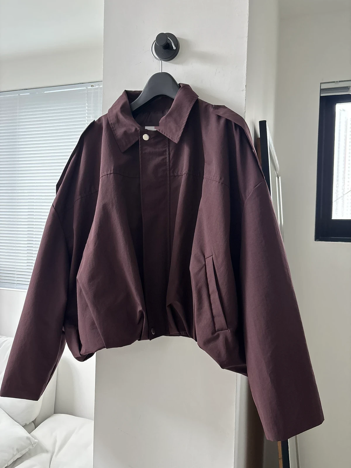 벌룬 크롭 블루종 점퍼 상세 이미지 28