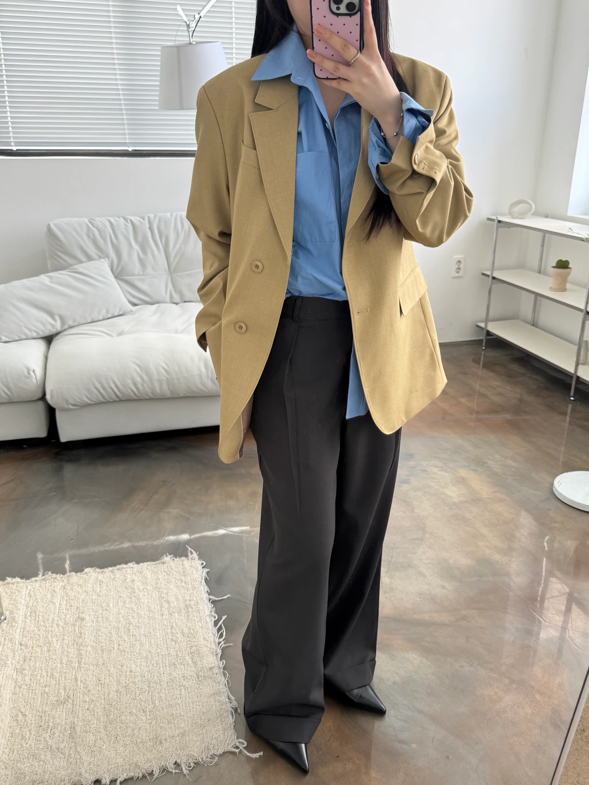 베러 루즈핏 프리미엄 투버튼 자켓  상세 이미지 37