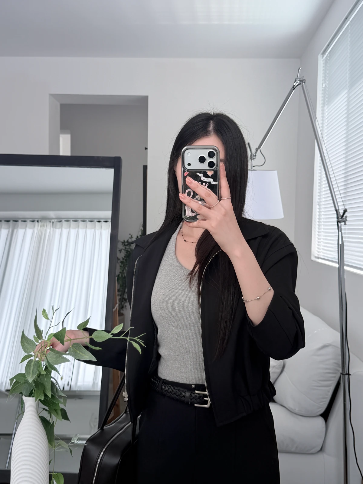 집업 카라 투피스 셋업 자켓  상세 이미지 19