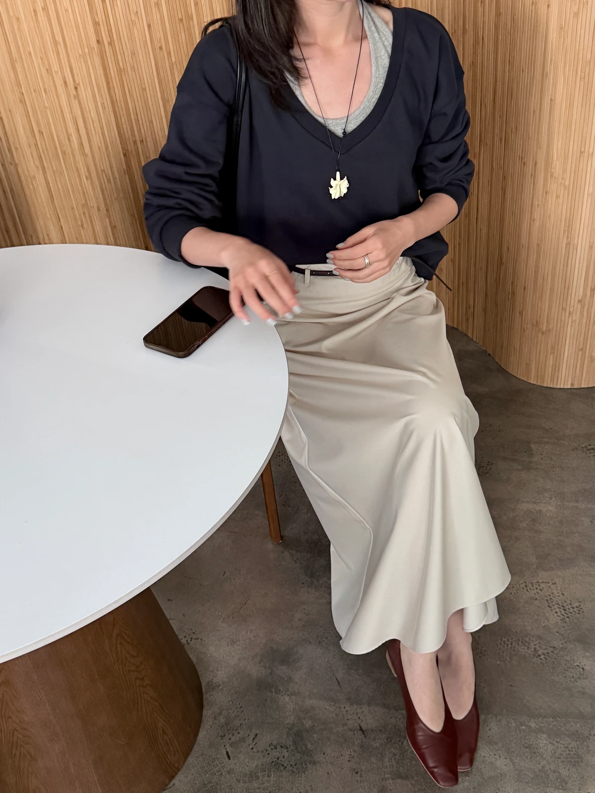 레오 맥시 롱 롱스커트  상세 이미지 32