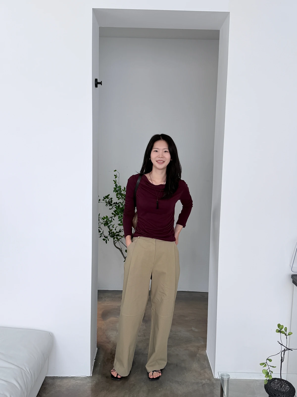 라네 드레이프 티셔츠 상세 이미지 20