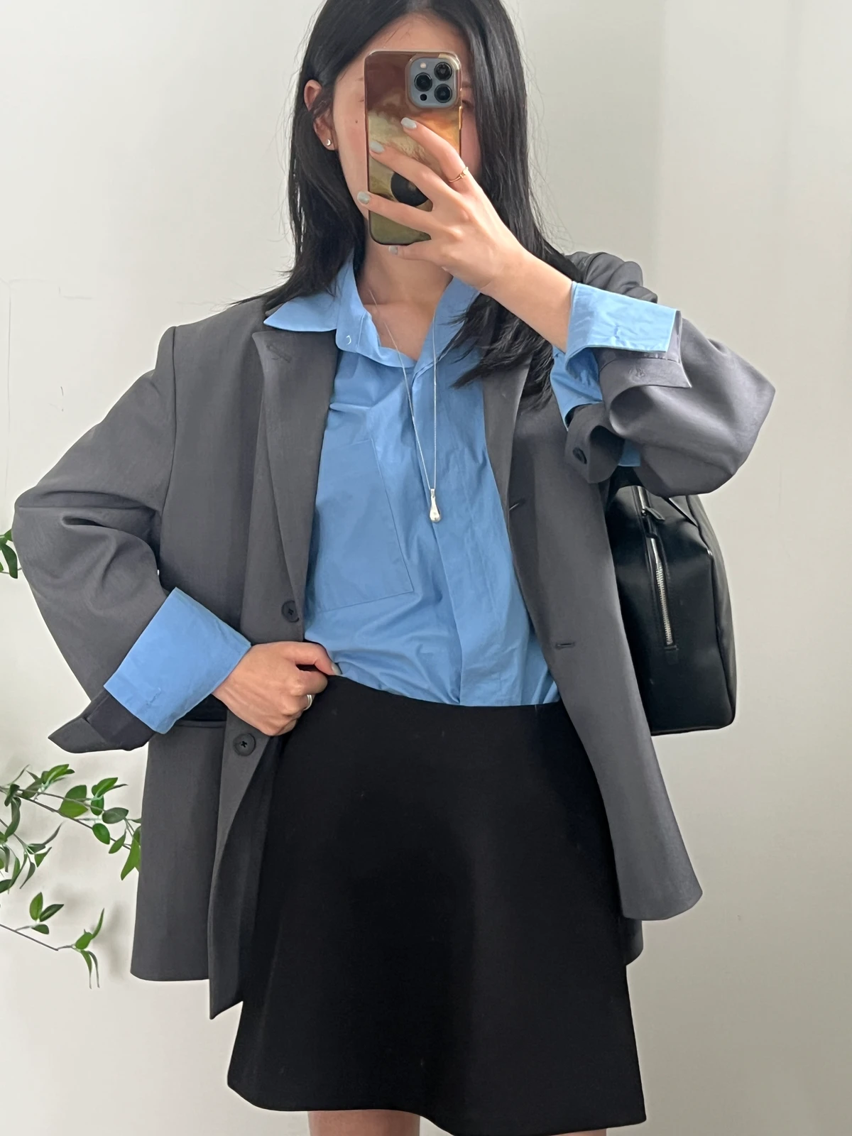 백 슬릿 라인 자켓 상세 이미지 5