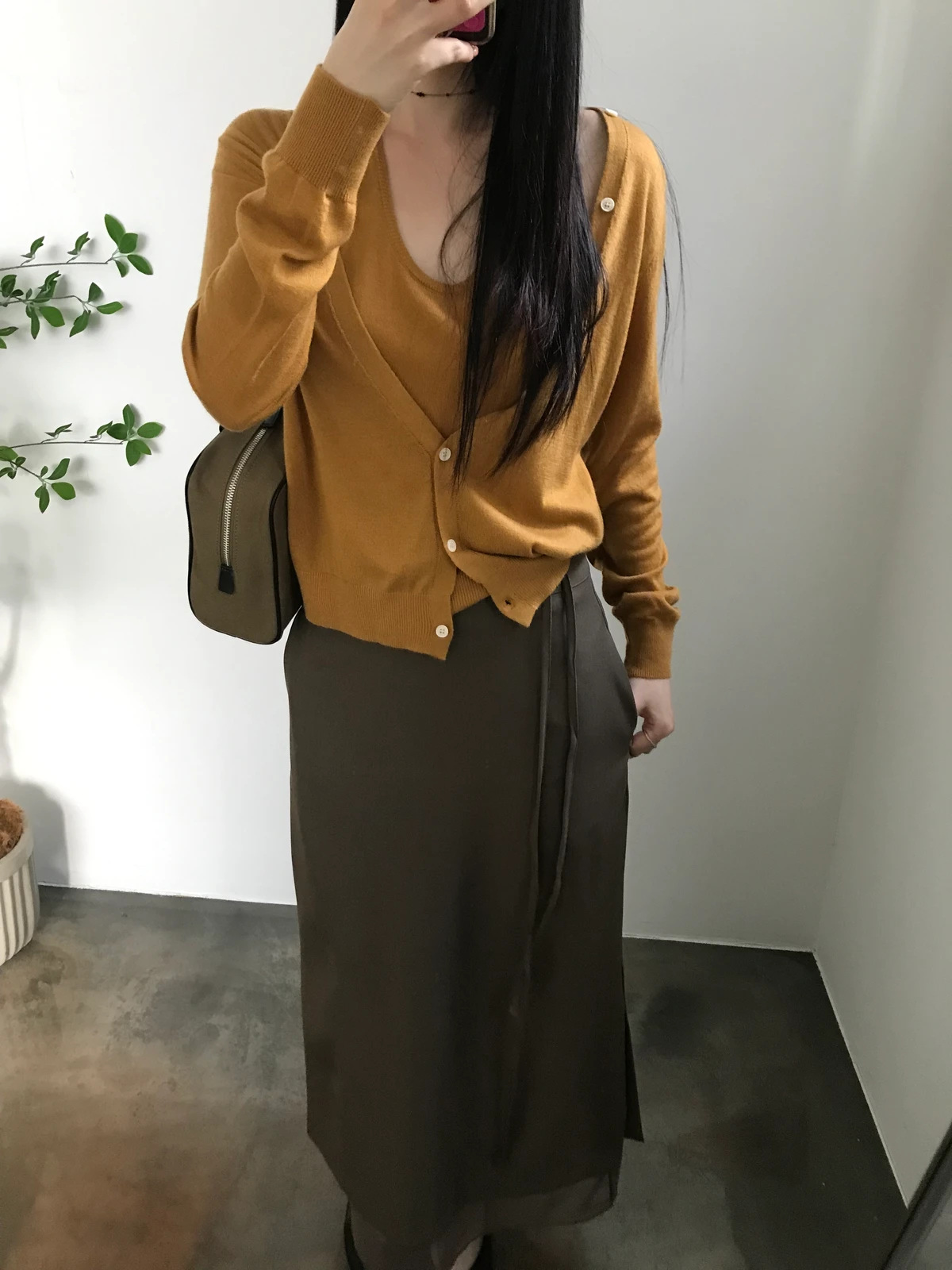 쉬폰 고퀄리티 리본 롱스커트 상세 이미지 20