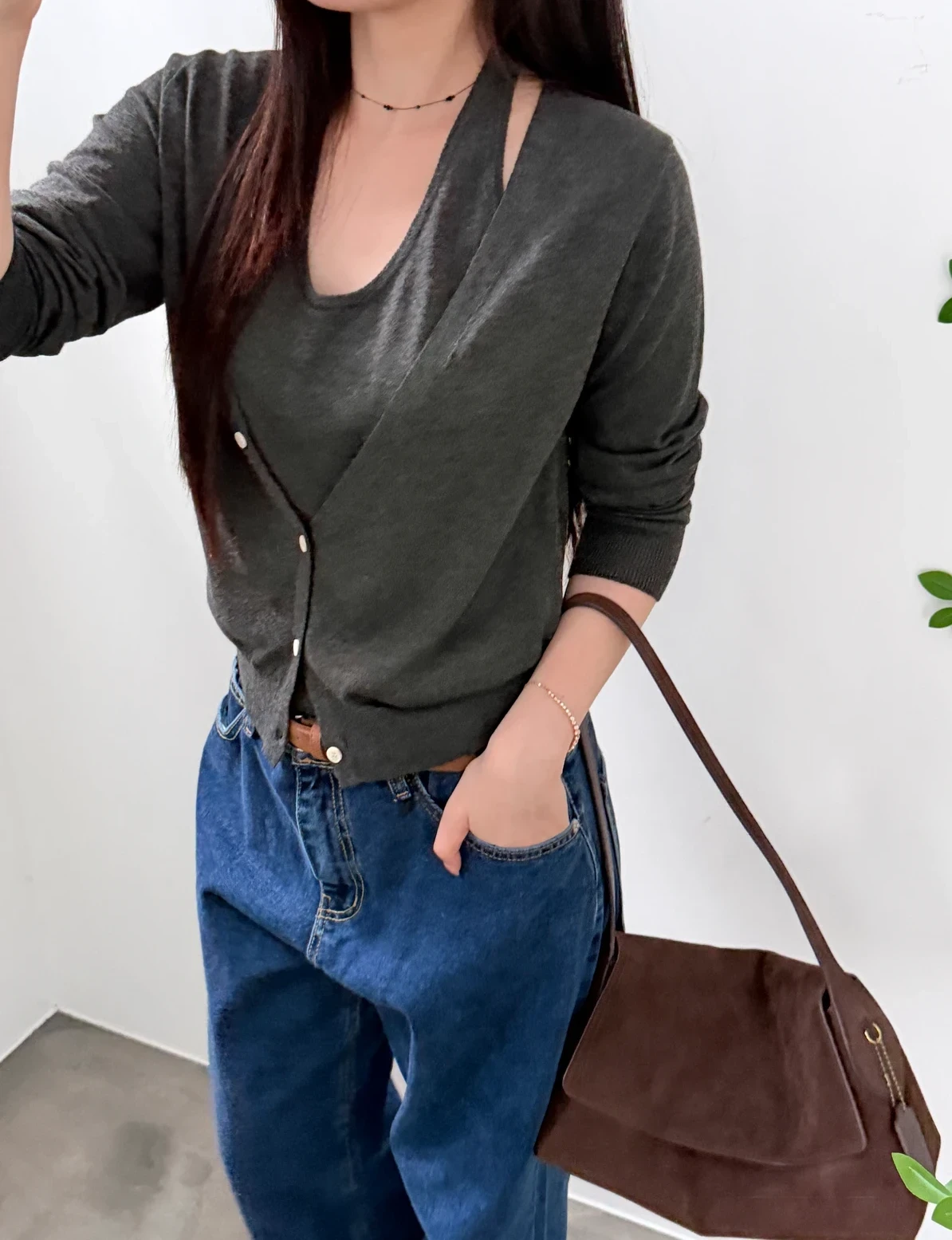 무드 홀터 가디건 세트 상세 이미지 18