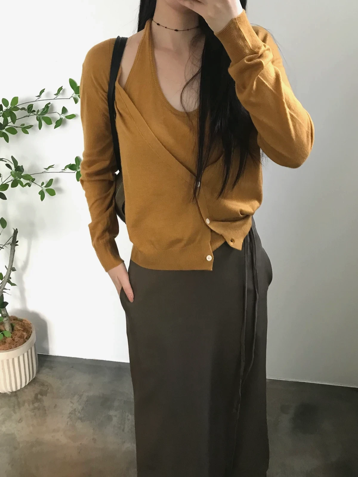 무드 홀터 가디건 세트 상세 이미지 30