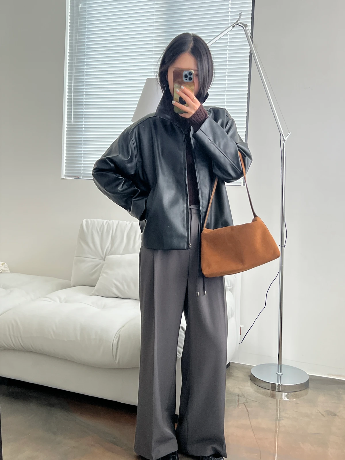 레더 심플 라이드자켓 상세 이미지 24