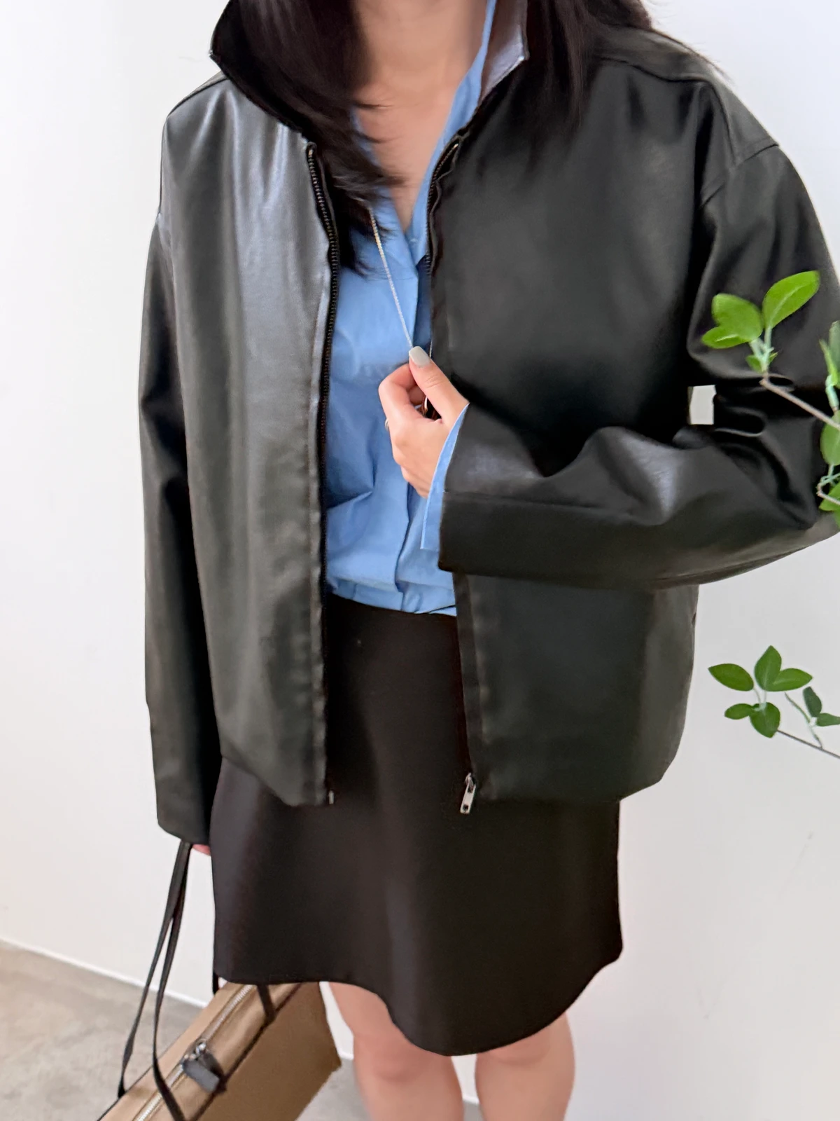 레더 심플 라이드자켓 상세 이미지 30