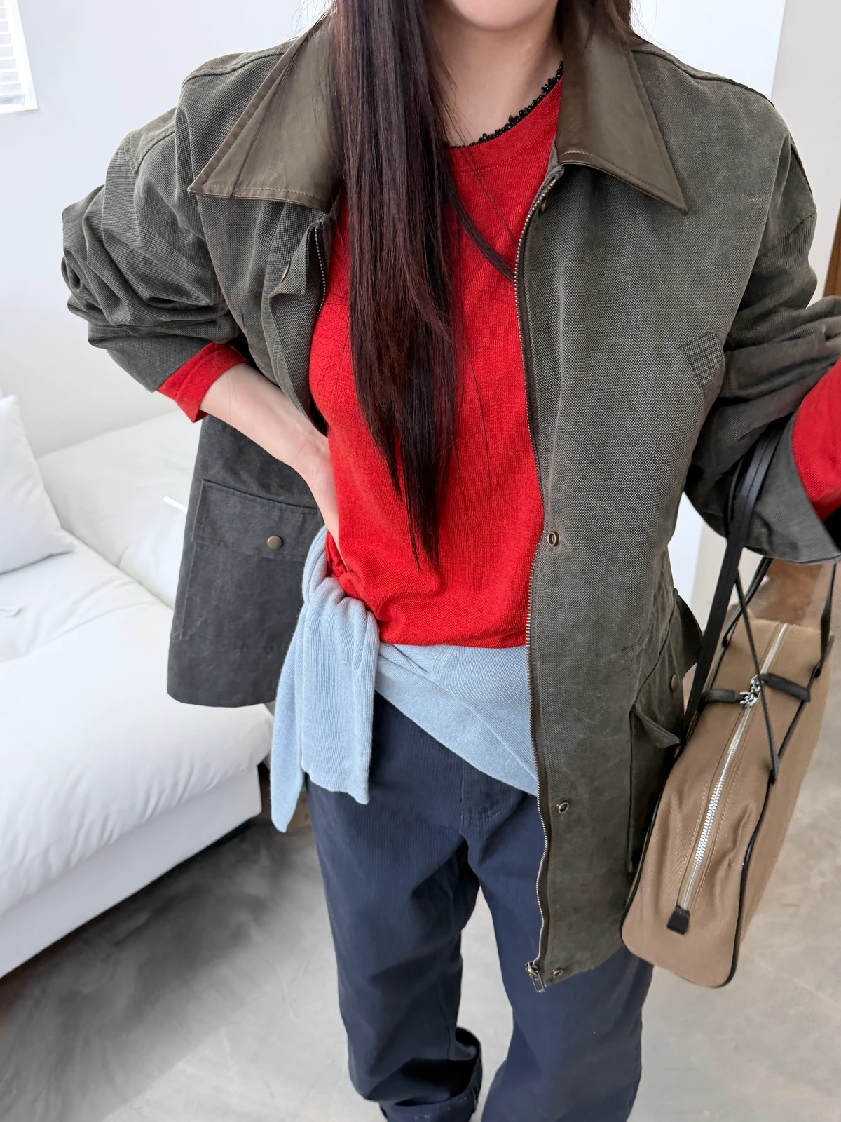 벨르 카라 야상자켓 상세 이미지 2