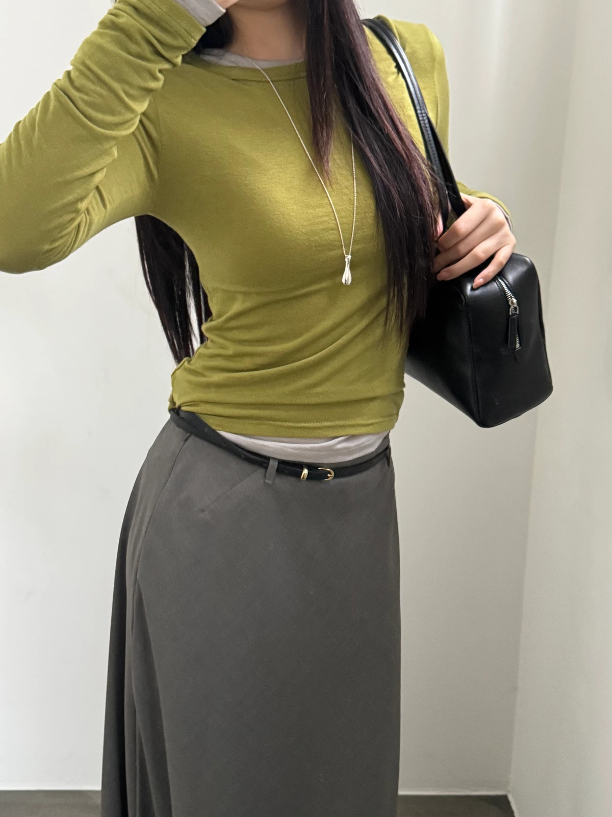 텐셀 레이어드 슬림 티셔츠  상세 이미지 17