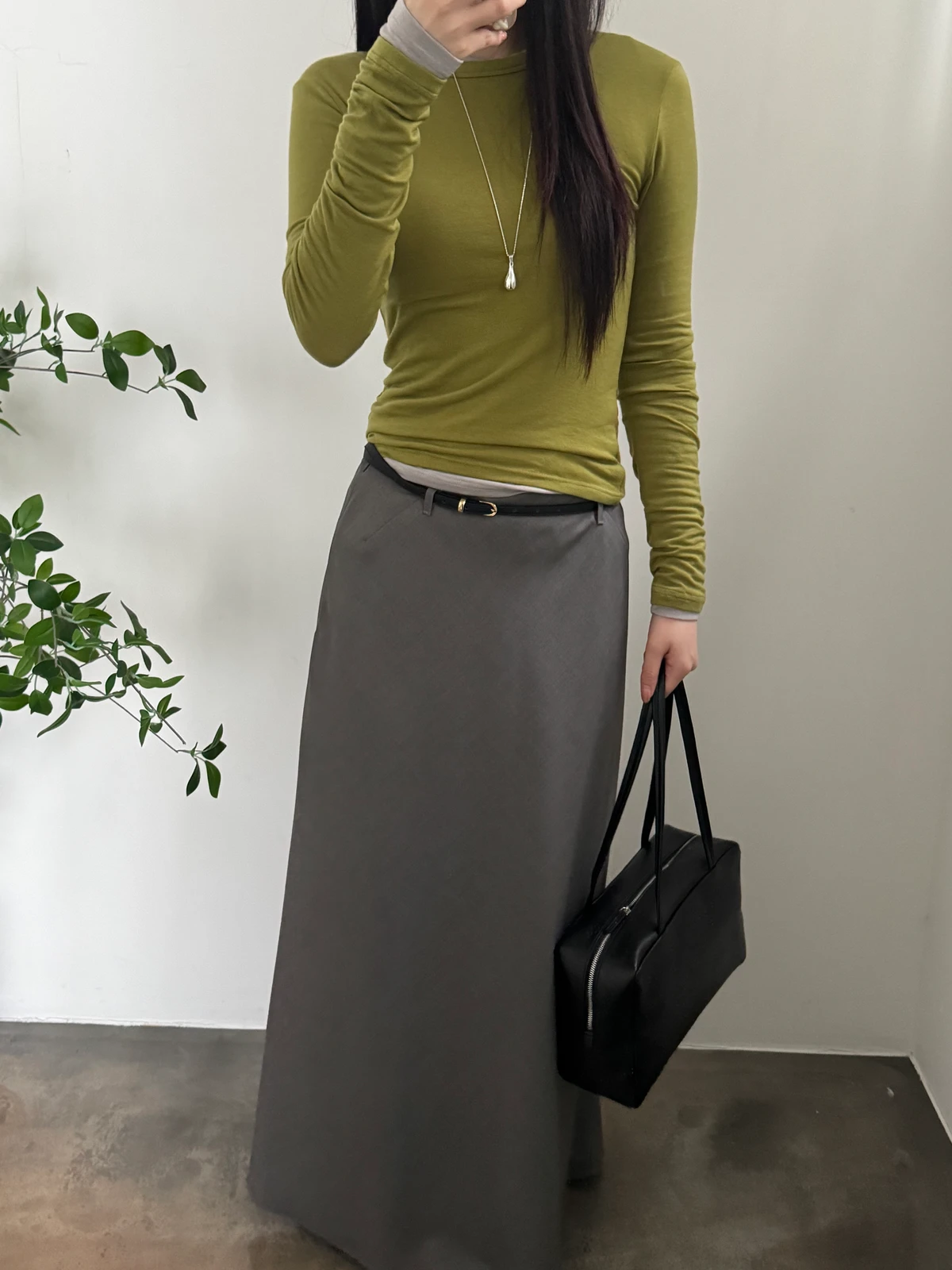 텐셀 레이어드 슬림 티셔츠  상세 이미지 19