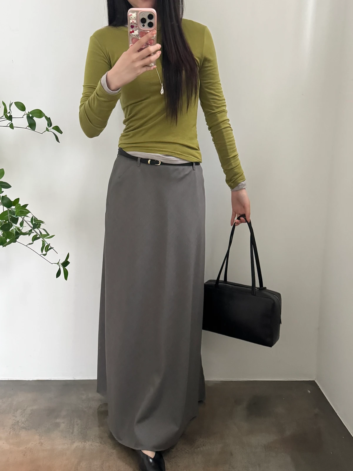 텐셀 레이어드 슬림 티셔츠  상세 이미지 2