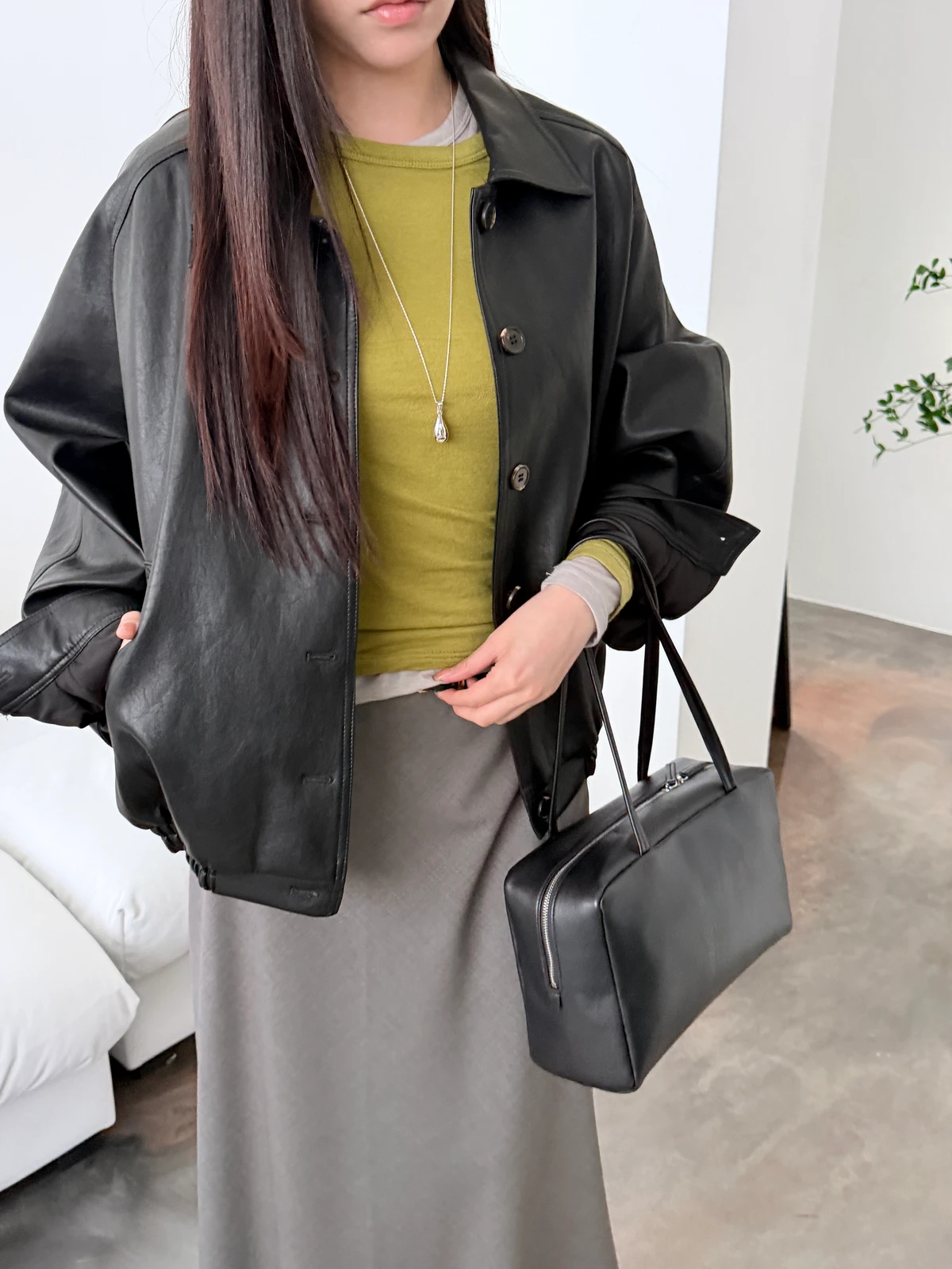 텐셀 레이어드 슬림 티셔츠  상세 이미지 21