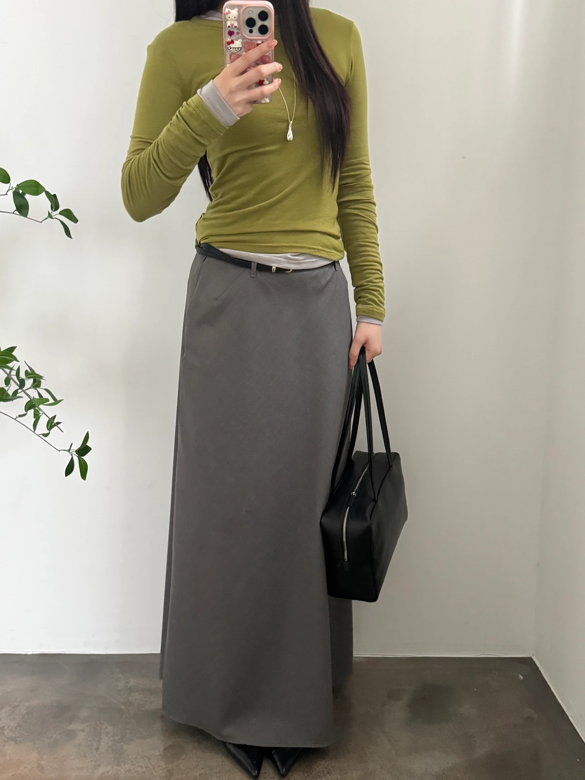 텐셀 레이어드 슬림 티셔츠  상세 이미지 4