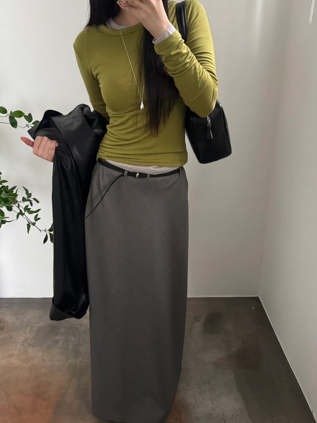 텐셀 레이어드 슬림 티셔츠  상세 이미지 6