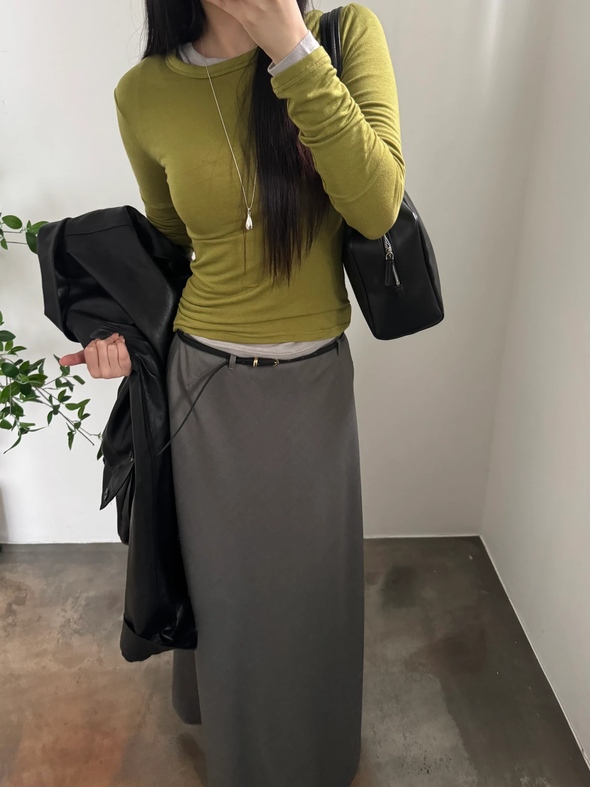 텐셀 레이어드 슬림 티셔츠  상세 이미지 7