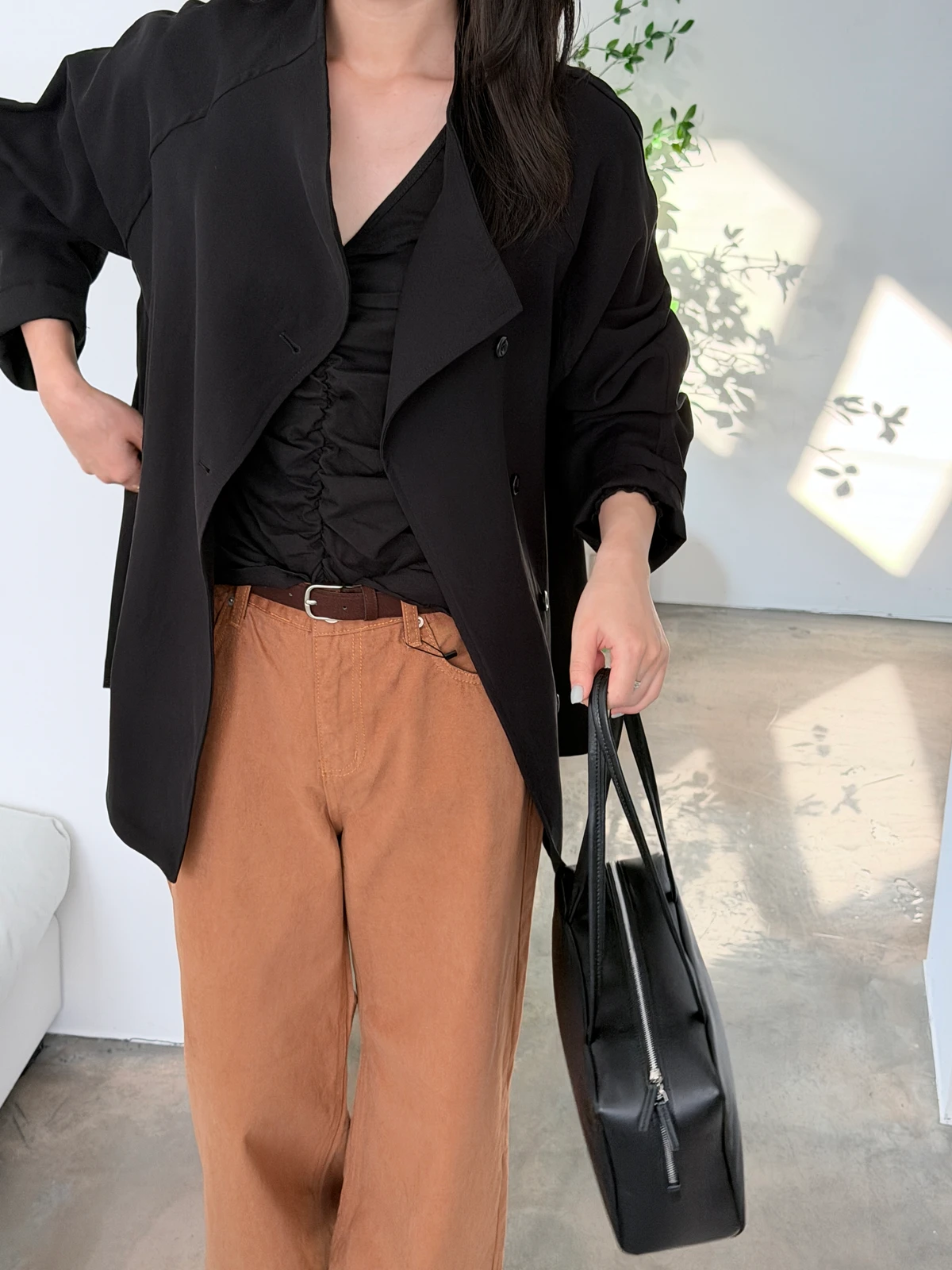 하이넥 루즈핏 자켓  상세 이미지 29