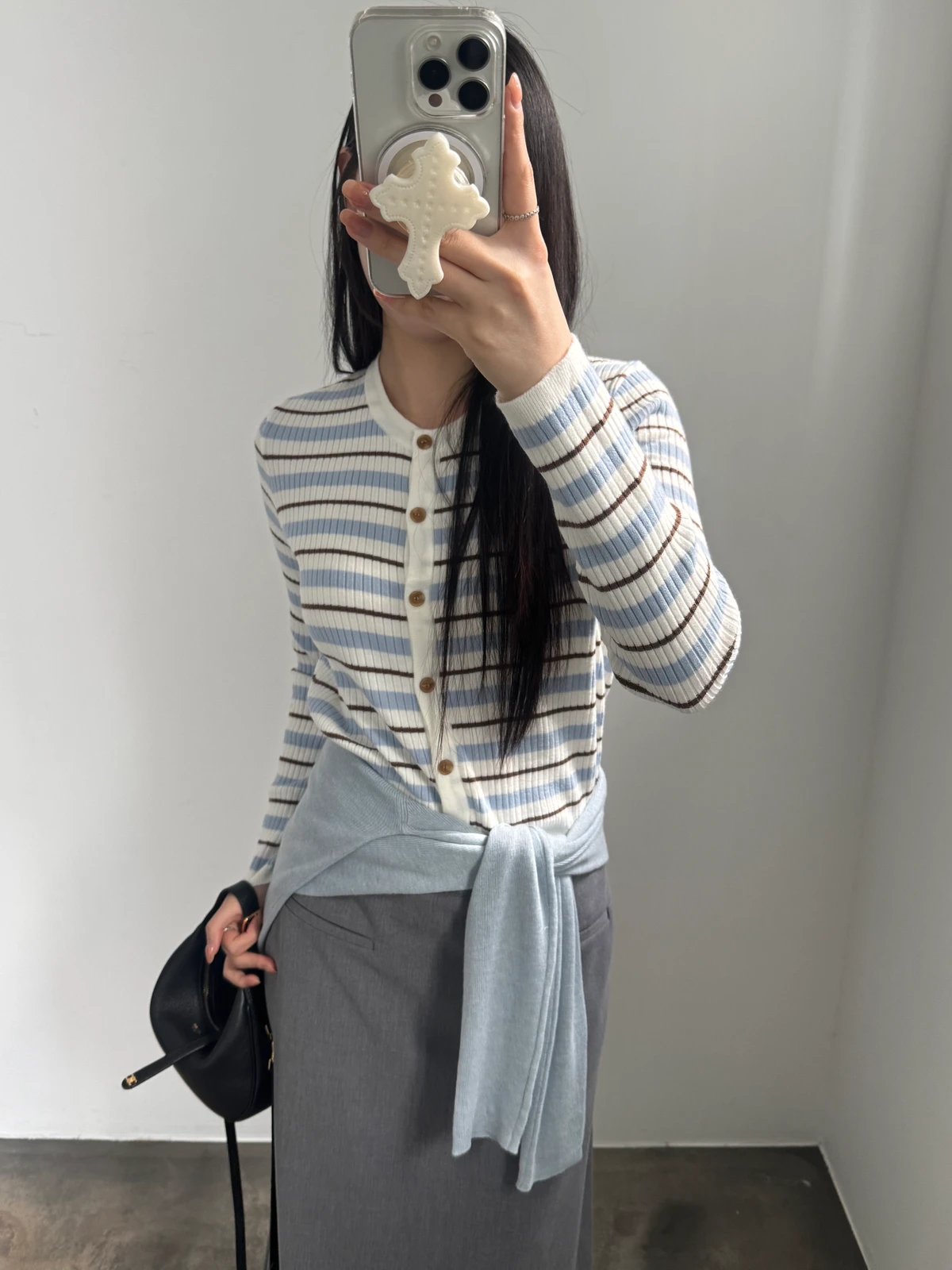 멜로우 단가라 가디건 상세 이미지 3