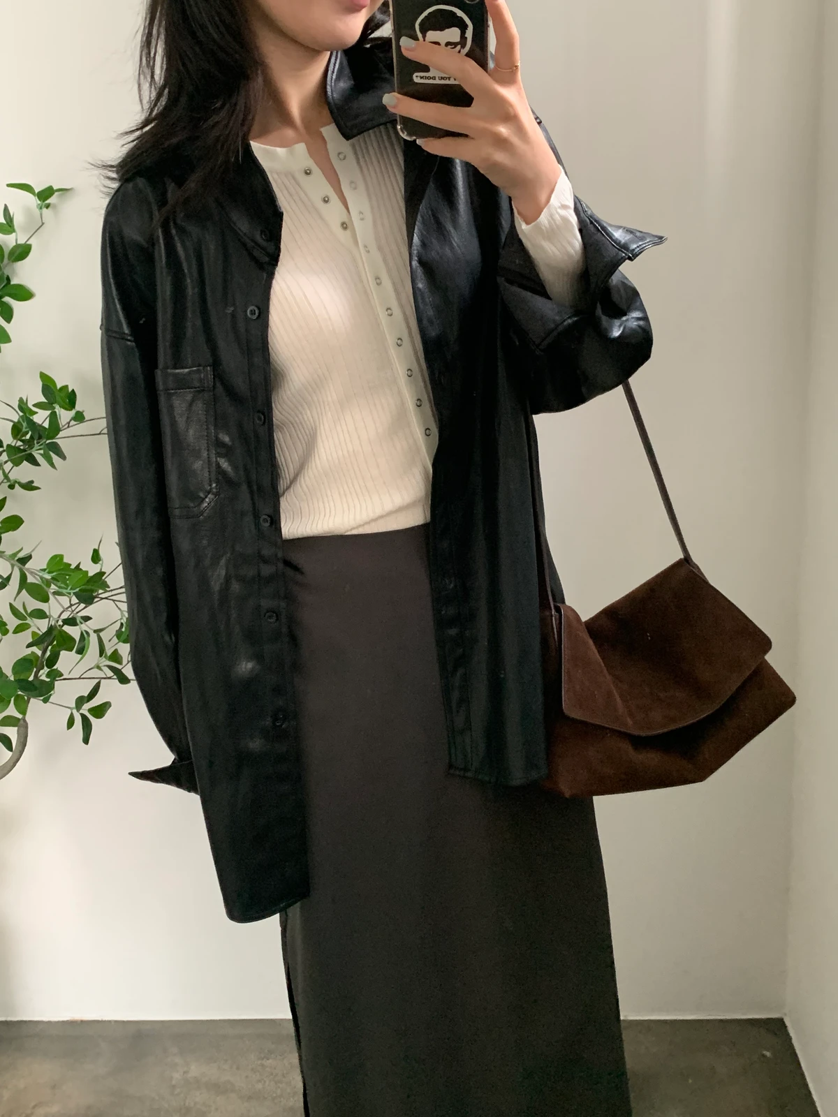 도트 스냅 가디건 상세 이미지 27