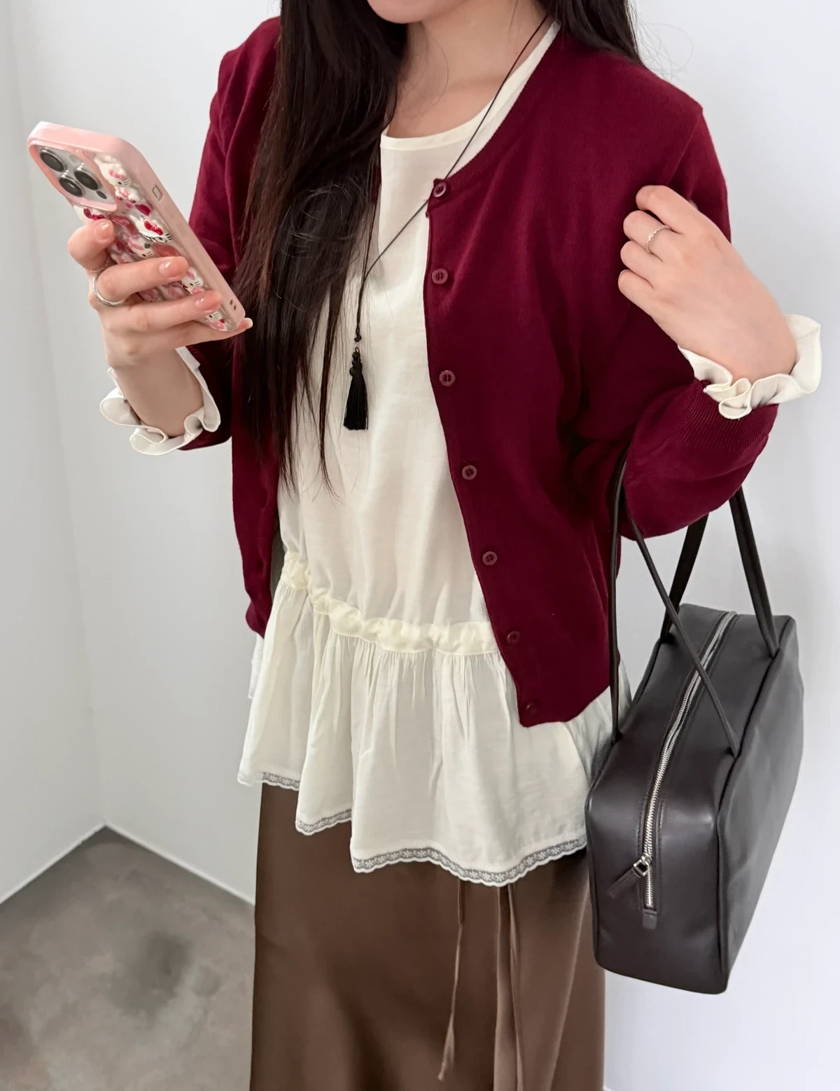 포근 라운드 가디건 상세 이미지 20