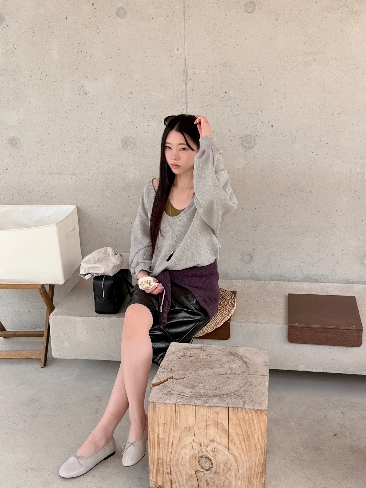 딥 유넥 오버핏 맨투맨 상세 이미지 11