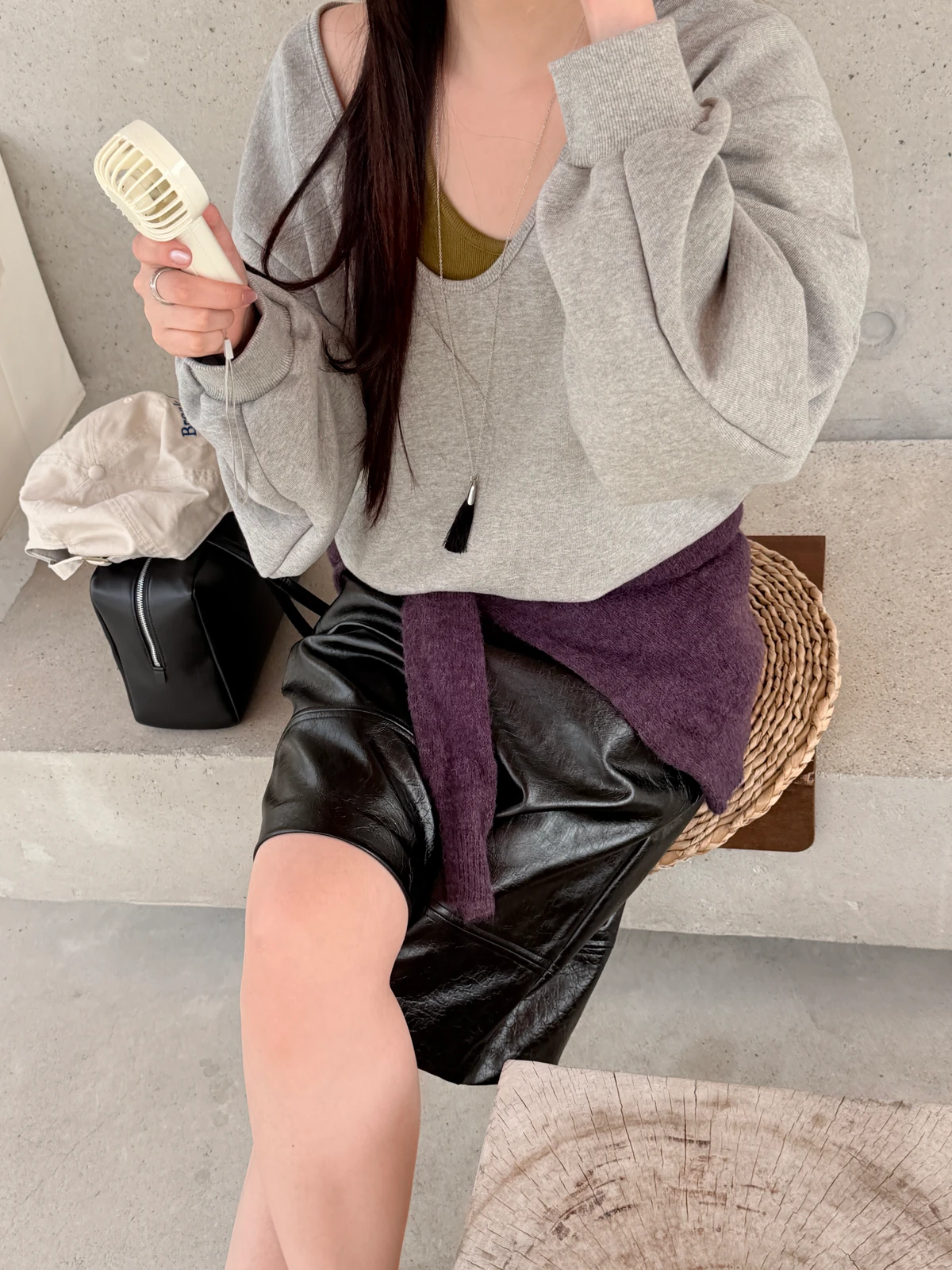 딥 유넥 오버핏 맨투맨 상세 이미지 23
