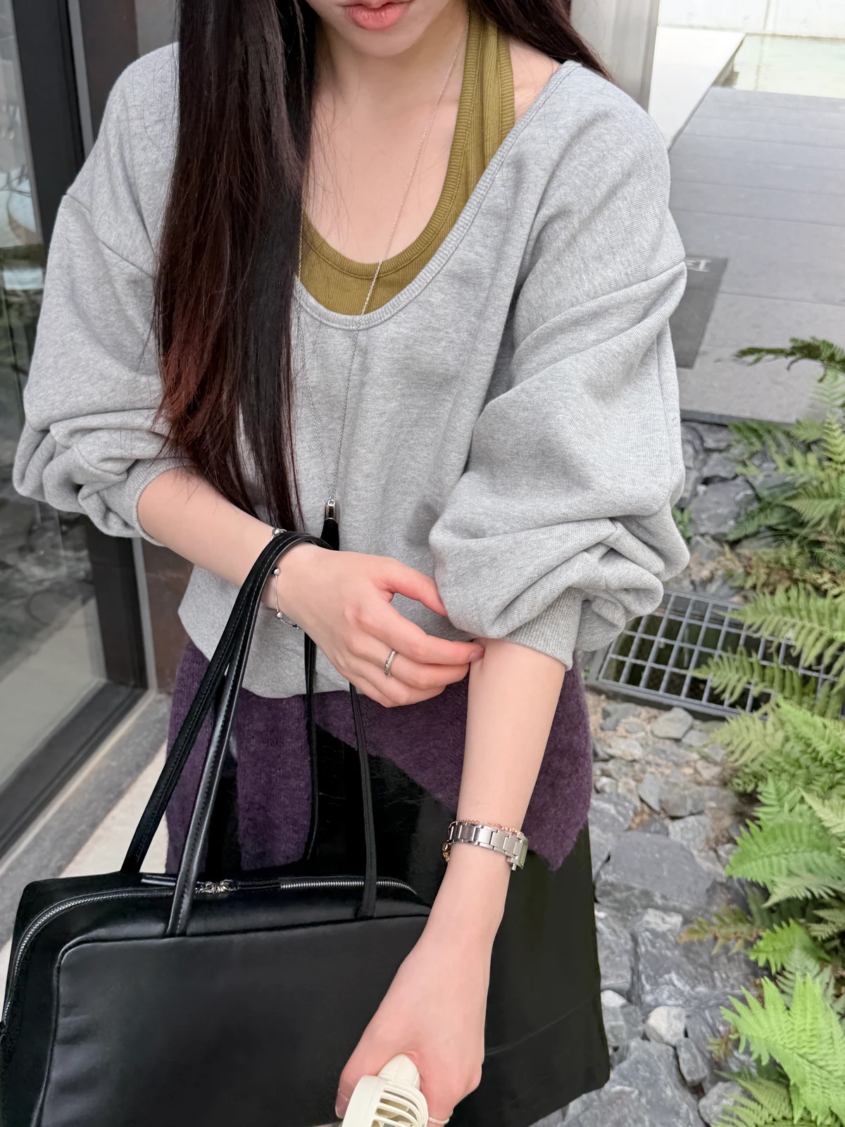 딥 유넥 오버핏 맨투맨 상세 이미지 30