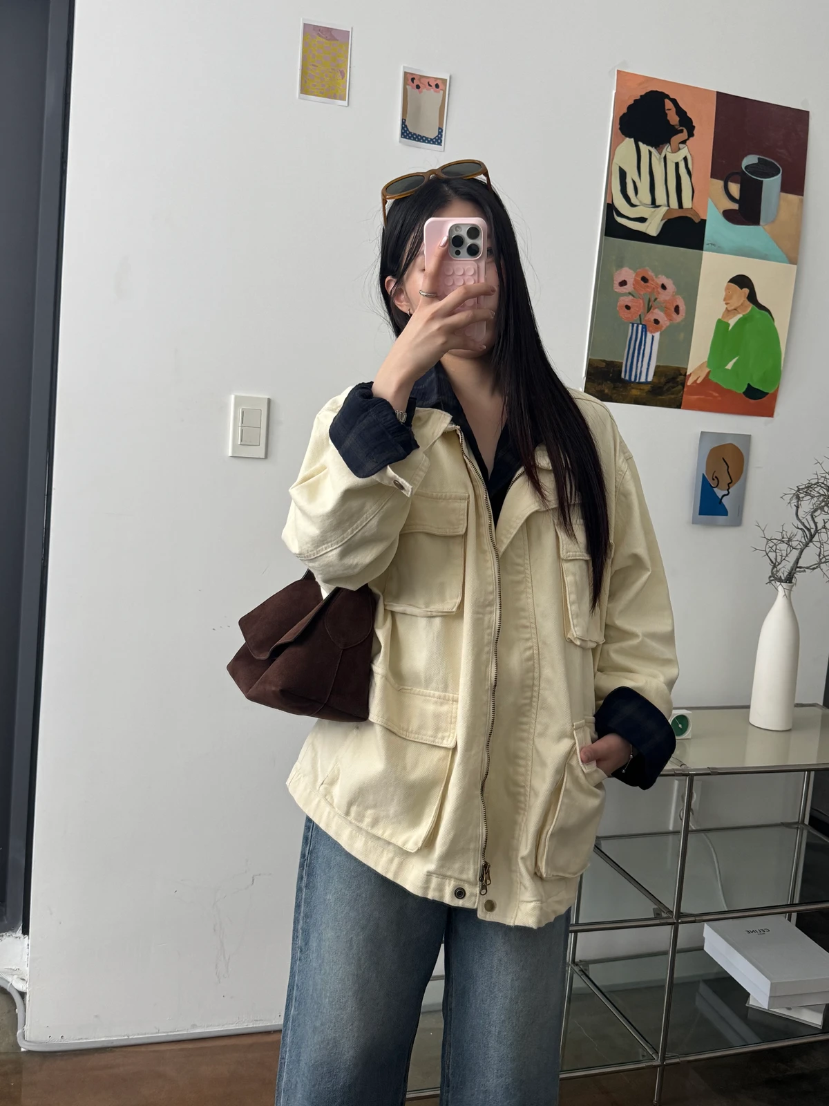 포켓 오버핏 야상 자켓 상세 이미지 7