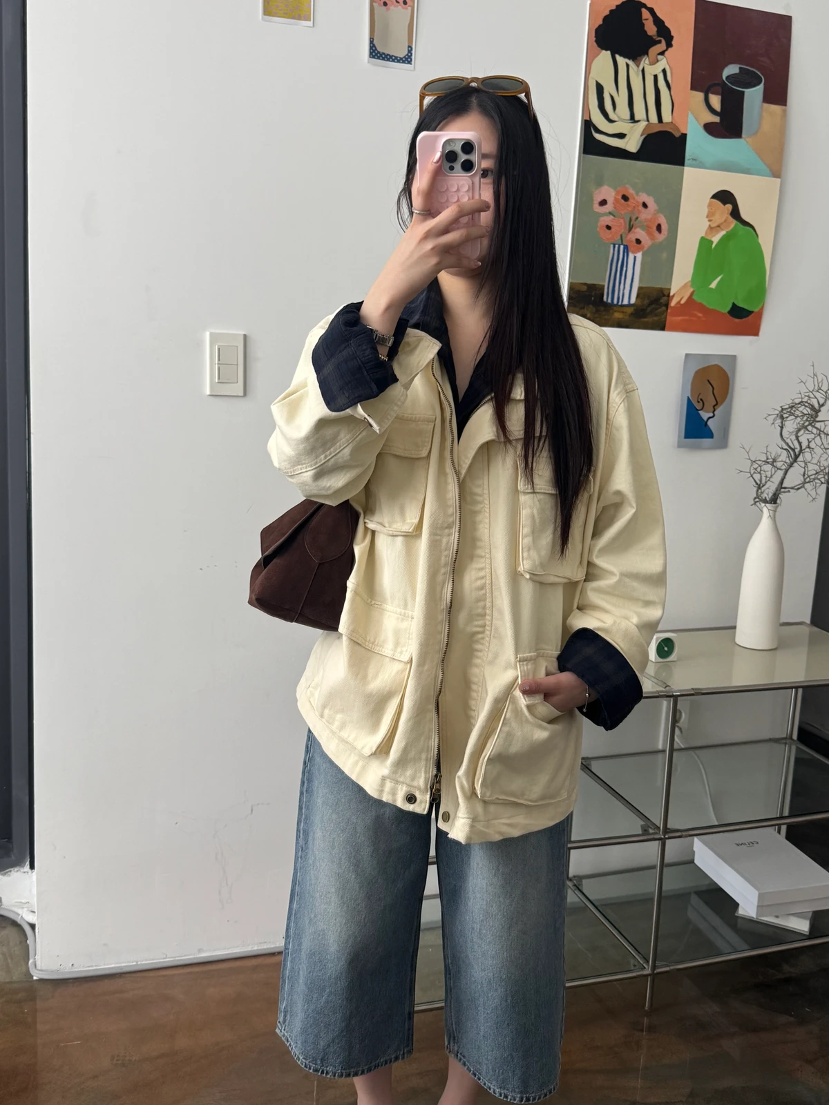 포켓 오버핏 야상 자켓 상세 이미지 8
