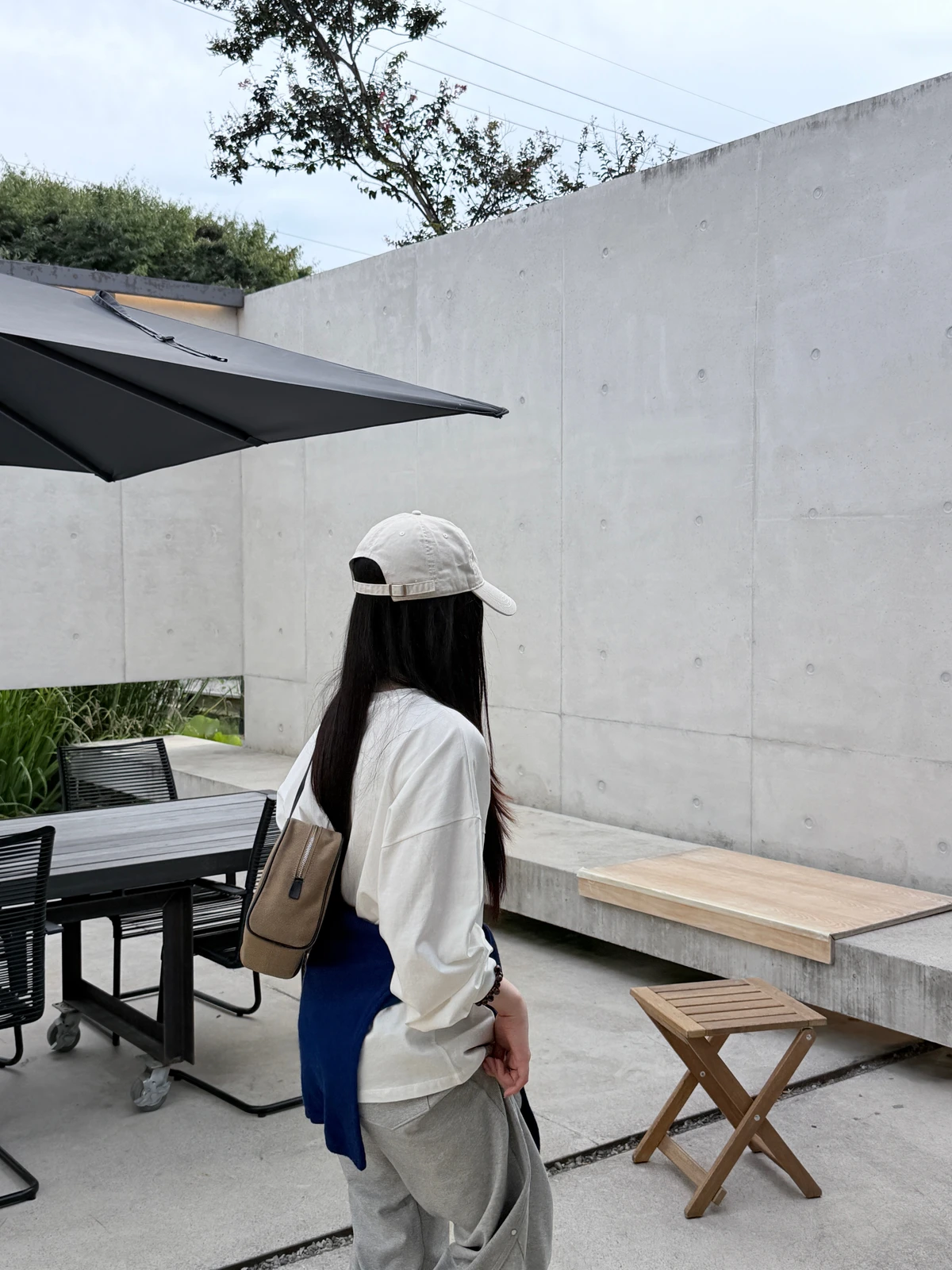 핀턱 스터드 밴딩 롱 와이드팬츠 상세 이미지 46