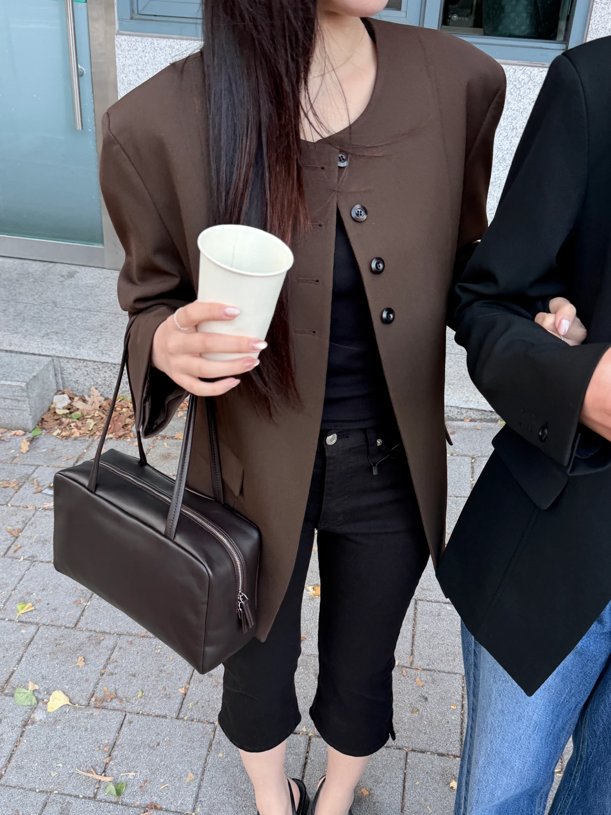 오픈 프론트 볼레로 재킷 상세 이미지 2