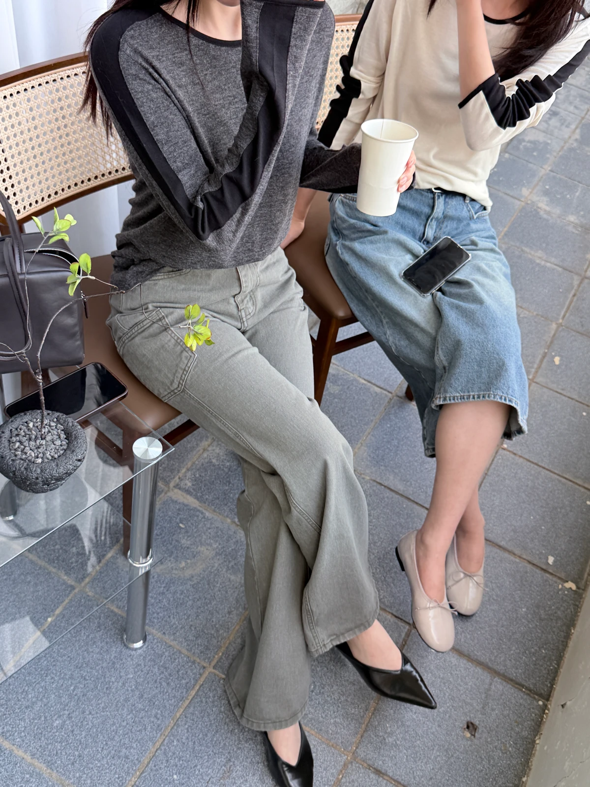 여리핏 배색 티셔츠  상세 이미지 11