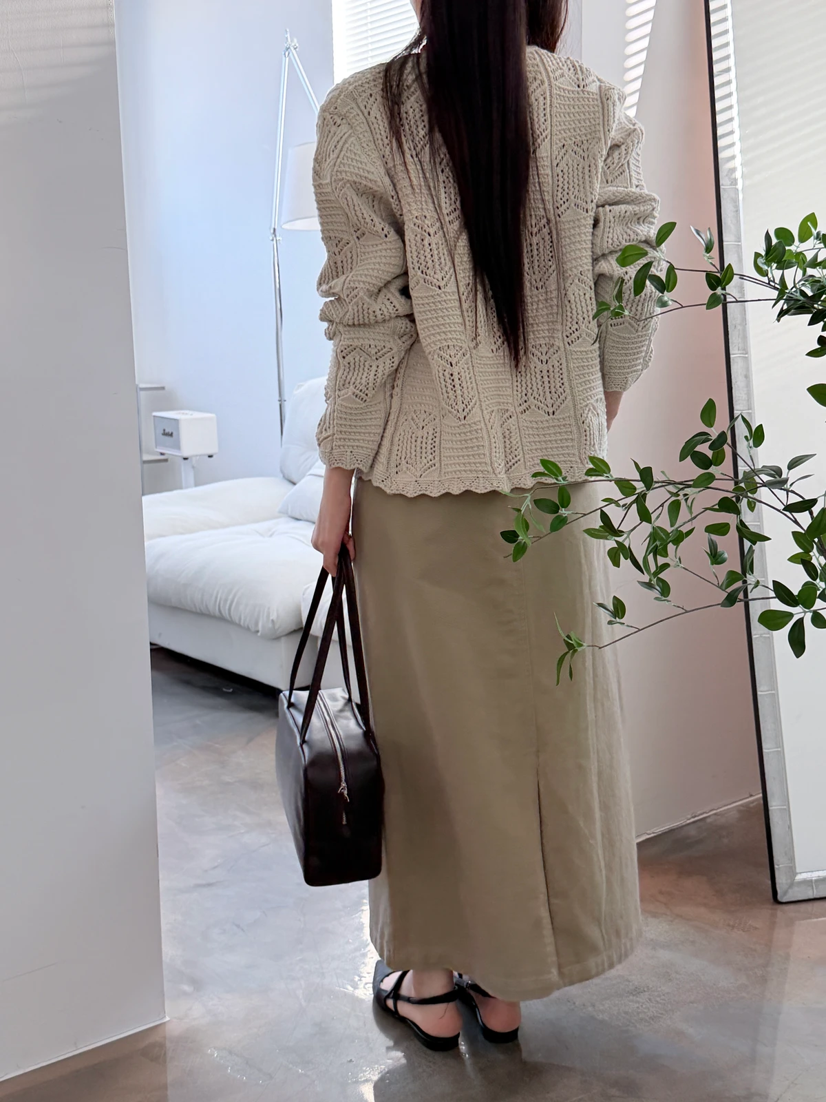 자가드 레이 가디건 상세 이미지 19